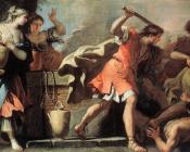 塞巴斯提亚诺 里奇 : Moses Defending the Daughters of Jethro